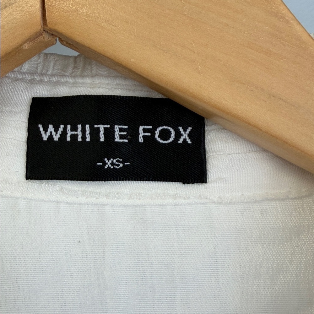 White Fox Long Sleeve Jumpsuit - Picture 2 of 7
